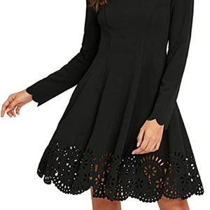Long Sleeve Skater Dress